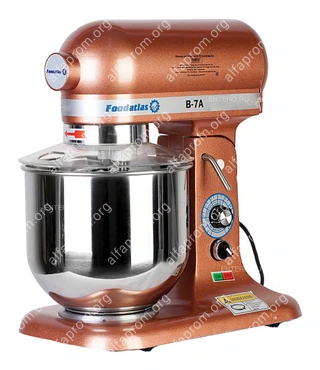Миксер планетарный Foodatlas B-7A Eco коричневый