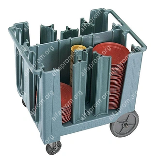Тележка для тарелок Cambro ADCS 401 синевато-серый Тележка для тарелок Cambro ADCS 401 синевато-серый