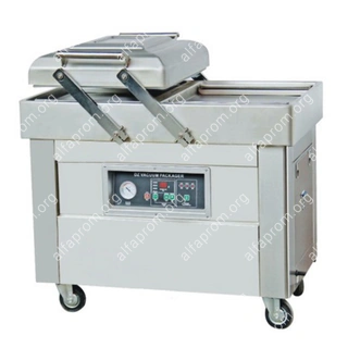 Напольная двухкамерная вакуум-упаковочная машина DZQ-400/2SB SS