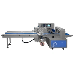 Горизонтальная упаковочная машина DXDZ-600XD с откачкой воздуха (3 servo, лент. 280 мм, min bag L 180, H max. 100)