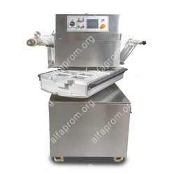 Полуавтоматический запайщик лотков ротационного типа HVT-450R (нерж.)