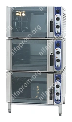 Комплект из 3 жарочных шкафов Hackman Metos Chef 220 + подставка 2908 морская версия